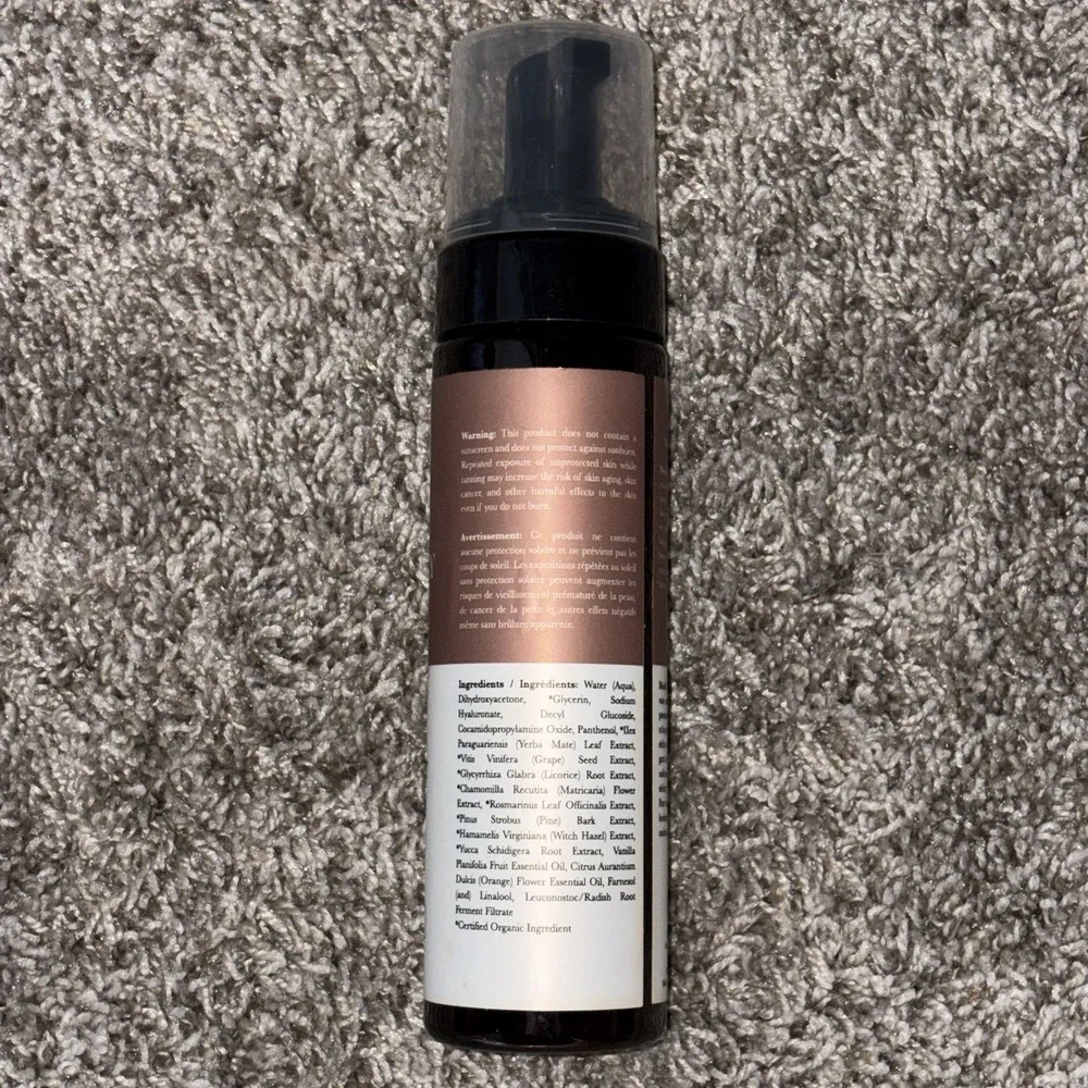 NEW Beauty by Earth Self Tanner Mousse Medium To Dark Shade, 7.5 fl oz Exp 12/26